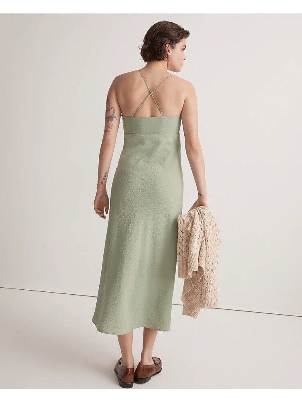 Vestido verde agua 6