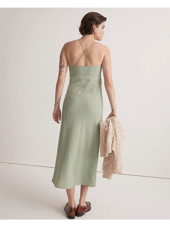 Vestido verde agua 6