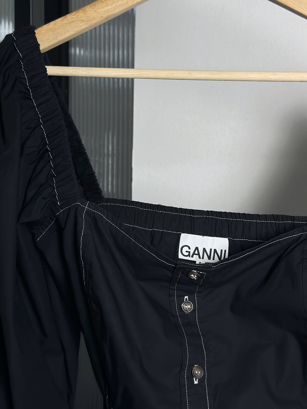 Top negro manga globo  4