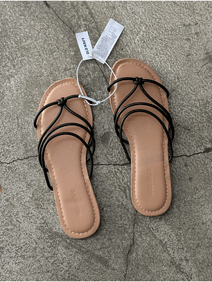 Sandalias bajas tirantes