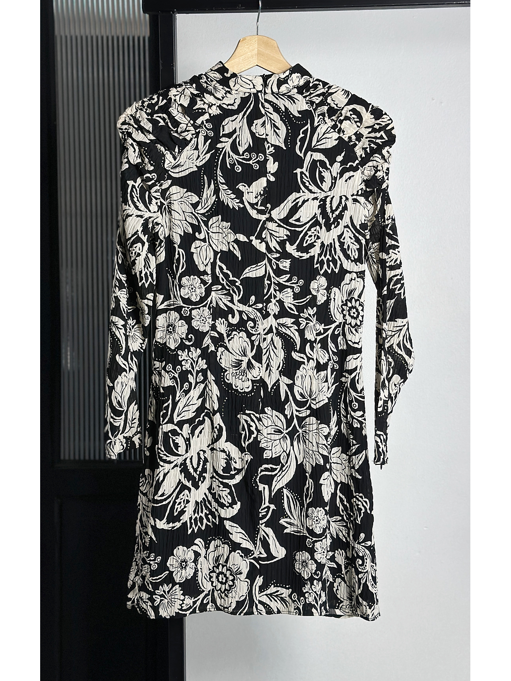 Vestido floreado drapeado 2