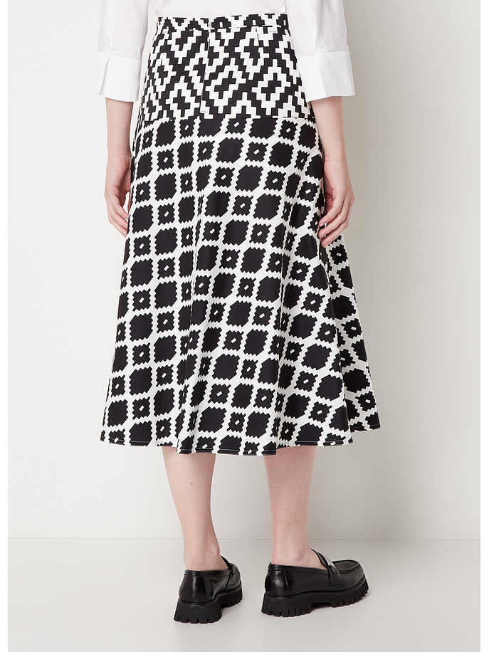 Falda estampada algodón  5