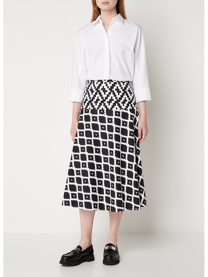 Falda estampada algodón  8