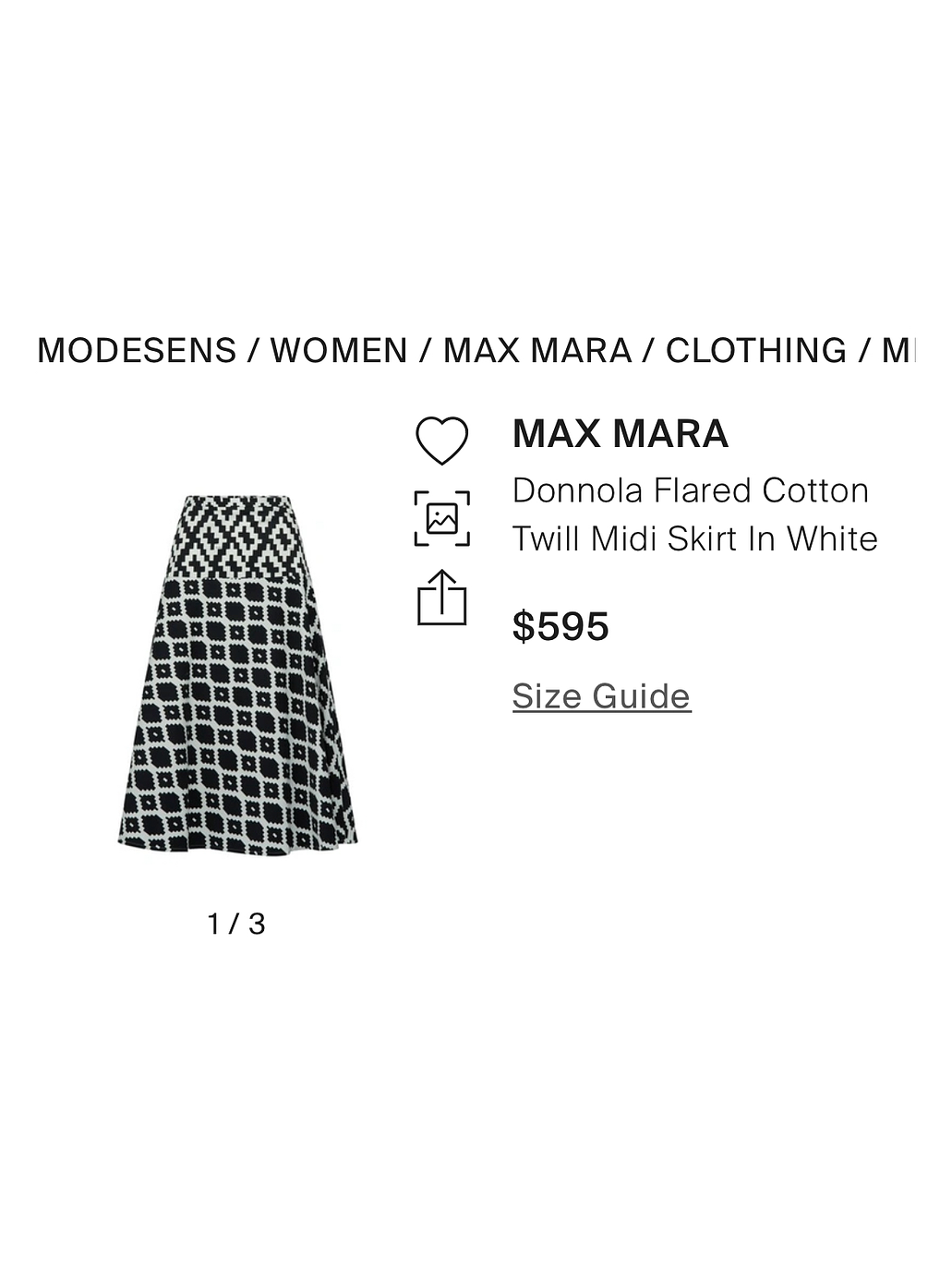 Falda estampada algodón  9