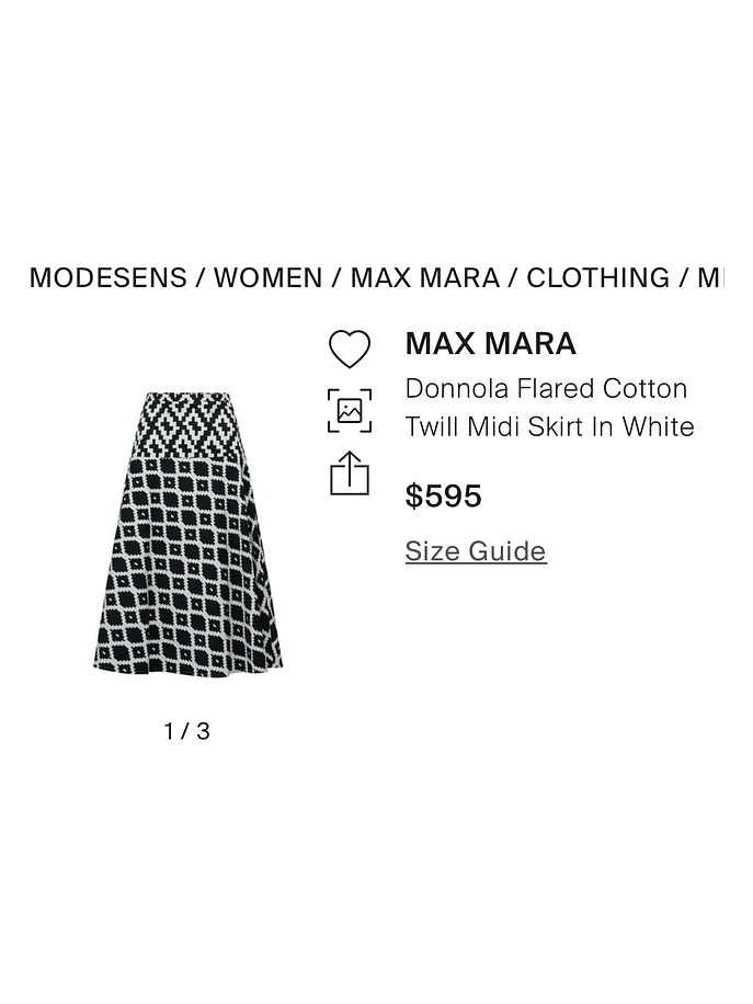 Falda estampada algodón  9