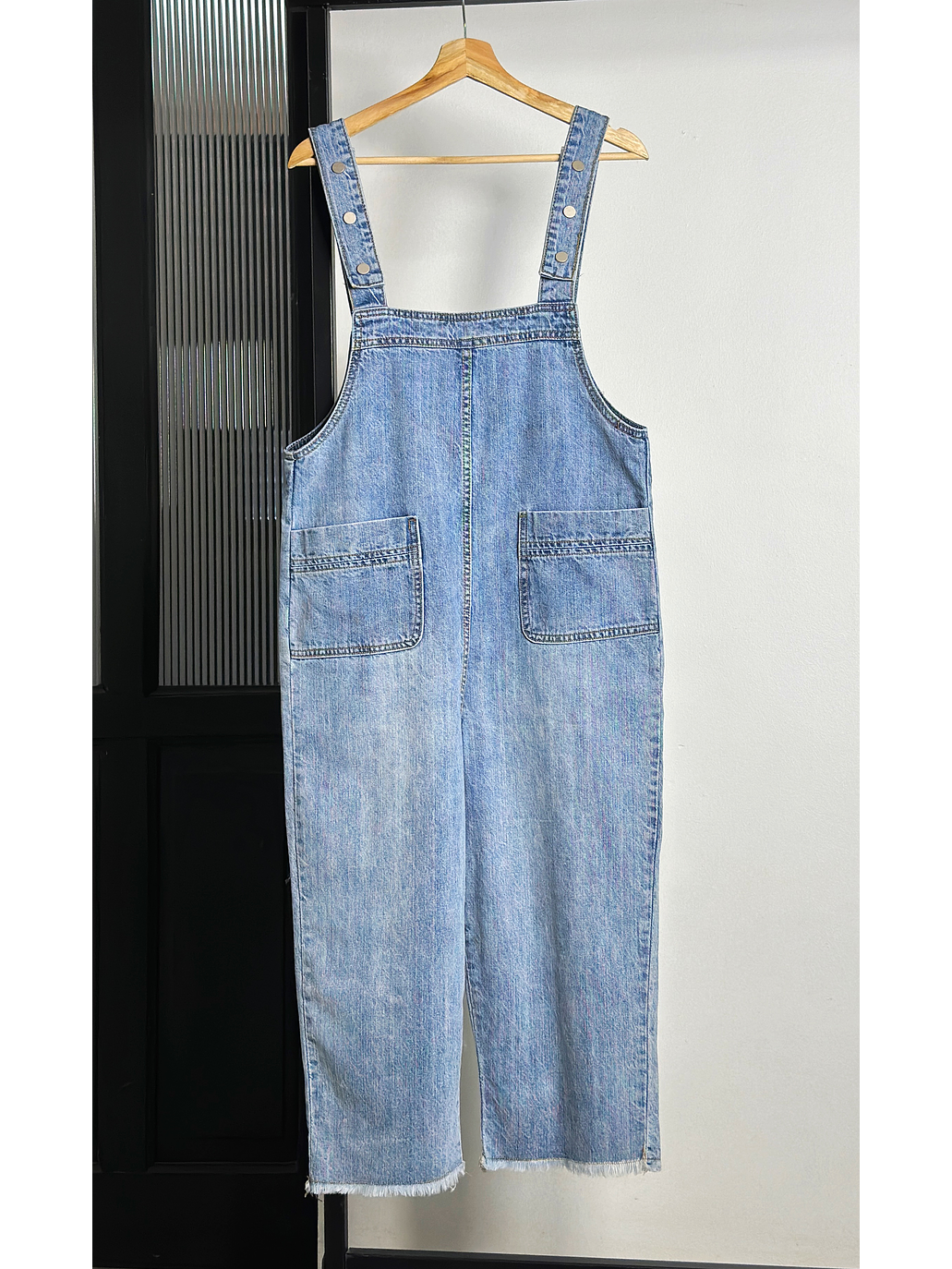 Jardinera denim celeste  1