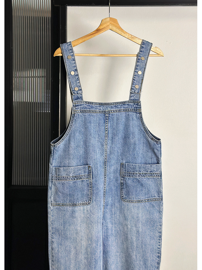 Jardinera denim celeste  2