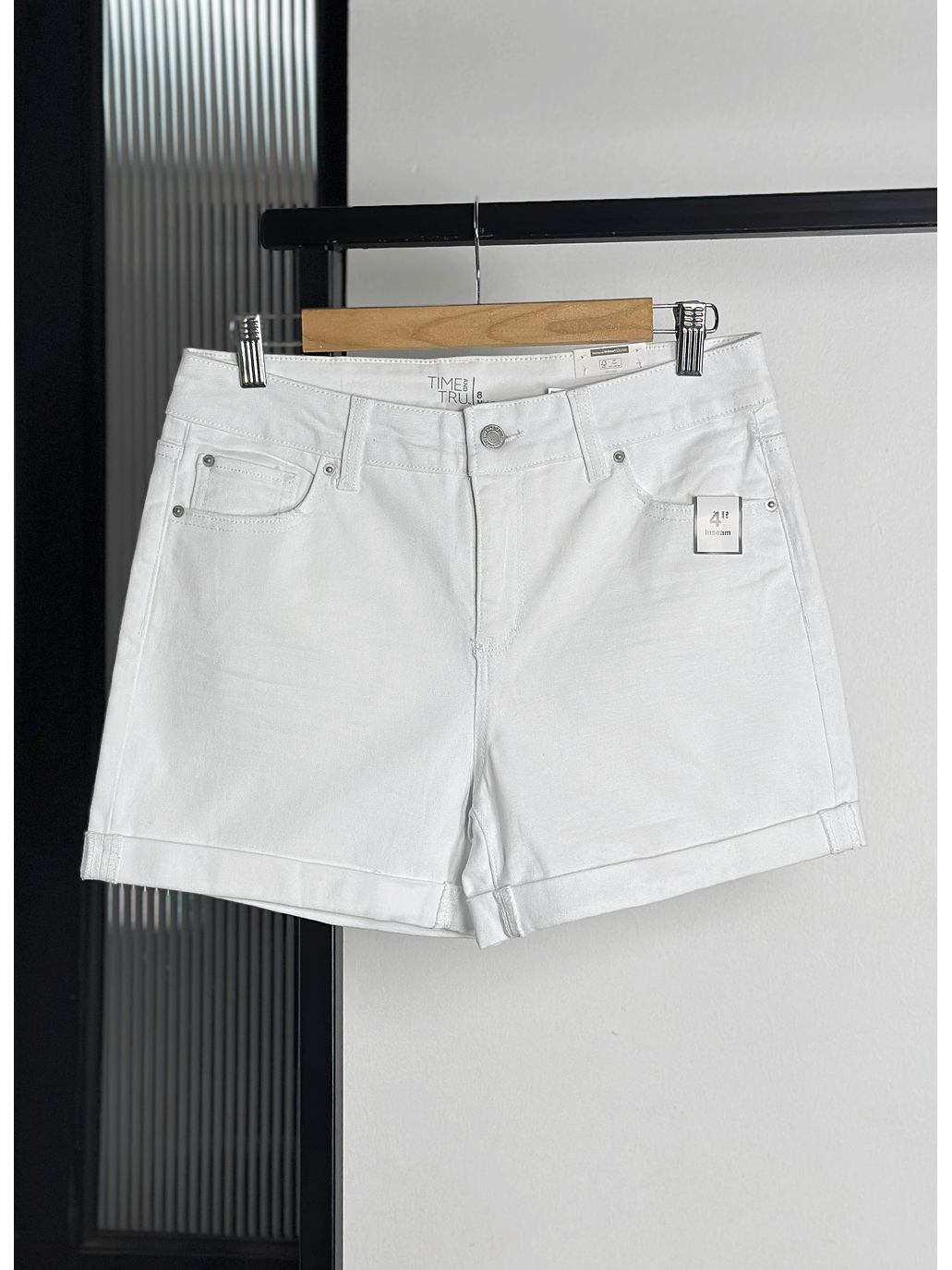 Short blanco denim 1