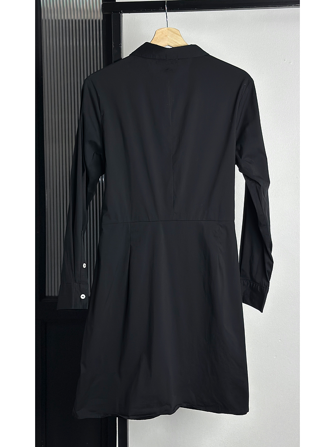 Vestido camisero negro 4