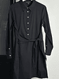 Vestido camisero negro - Miniatura 1