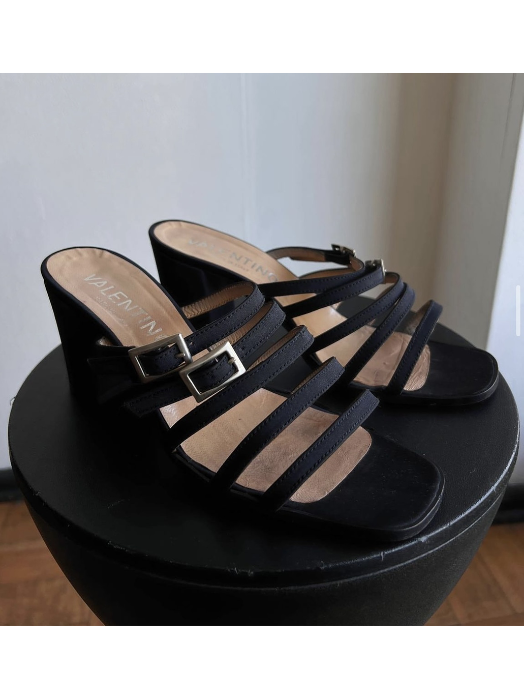 Sandalias negras vintage 1
