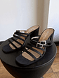 Sandalias negras vintage - Miniatura 2