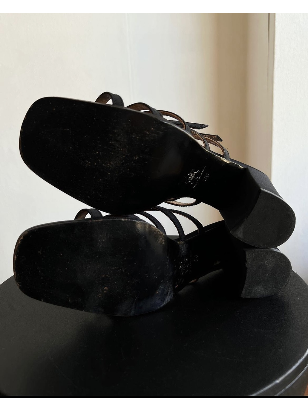 Sandalias negras vintage 5