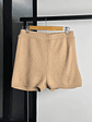 Short de punto beige - Miniatura 1