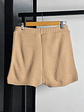 Short de punto beige - Miniatura 3