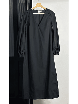 Vestido negro largo