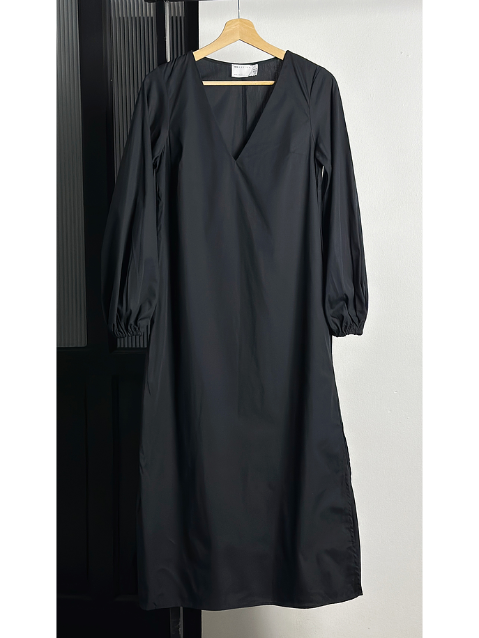 Vestido negro largo 1