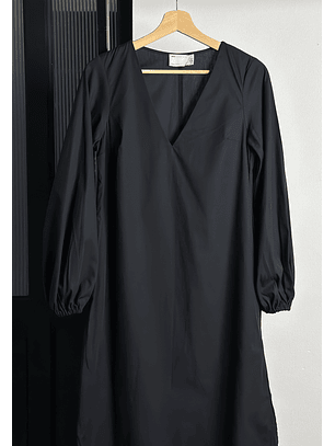 Vestido negro largo