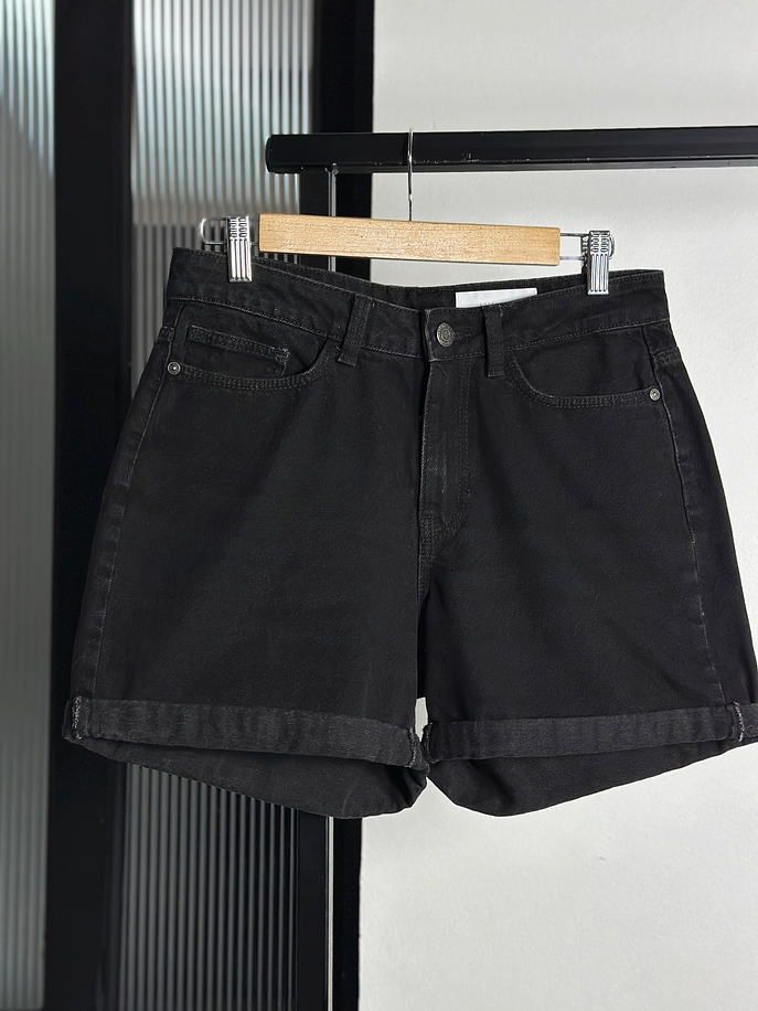 Short mezclilla negro 2