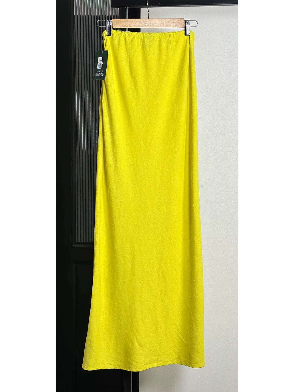 Falda larga amarilla 4