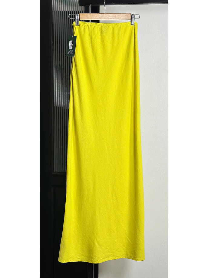 Falda larga amarilla 4