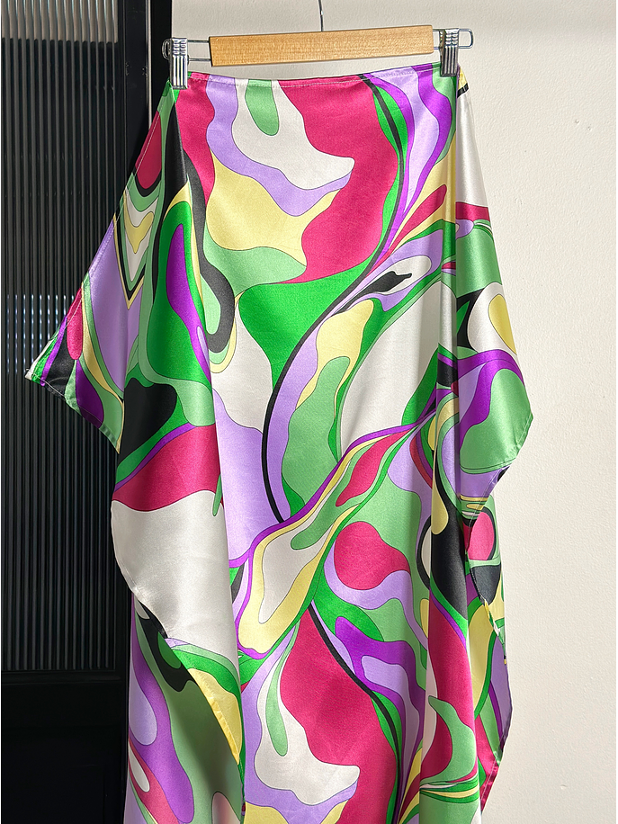 Pañuelo satinado vintage  2