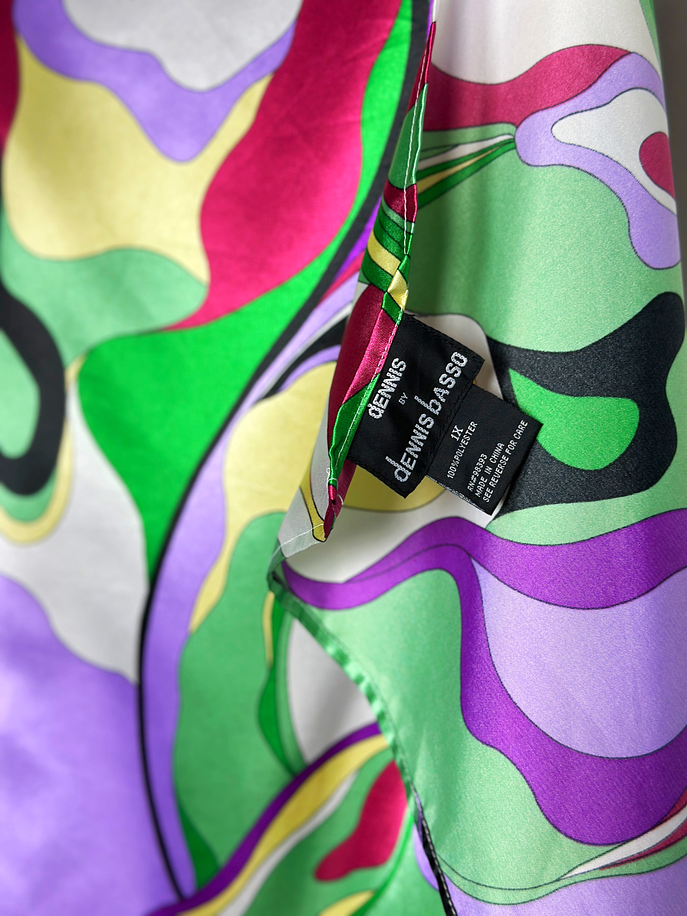 Pañuelo satinado vintage  3