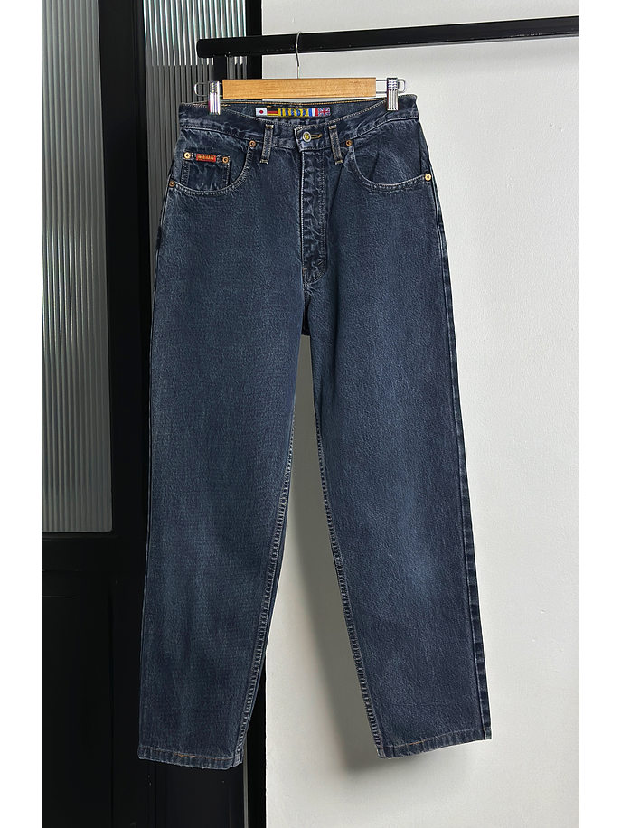 Pantalón mezclilla azul vintage 1