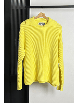 Chaleco amarillo vintage