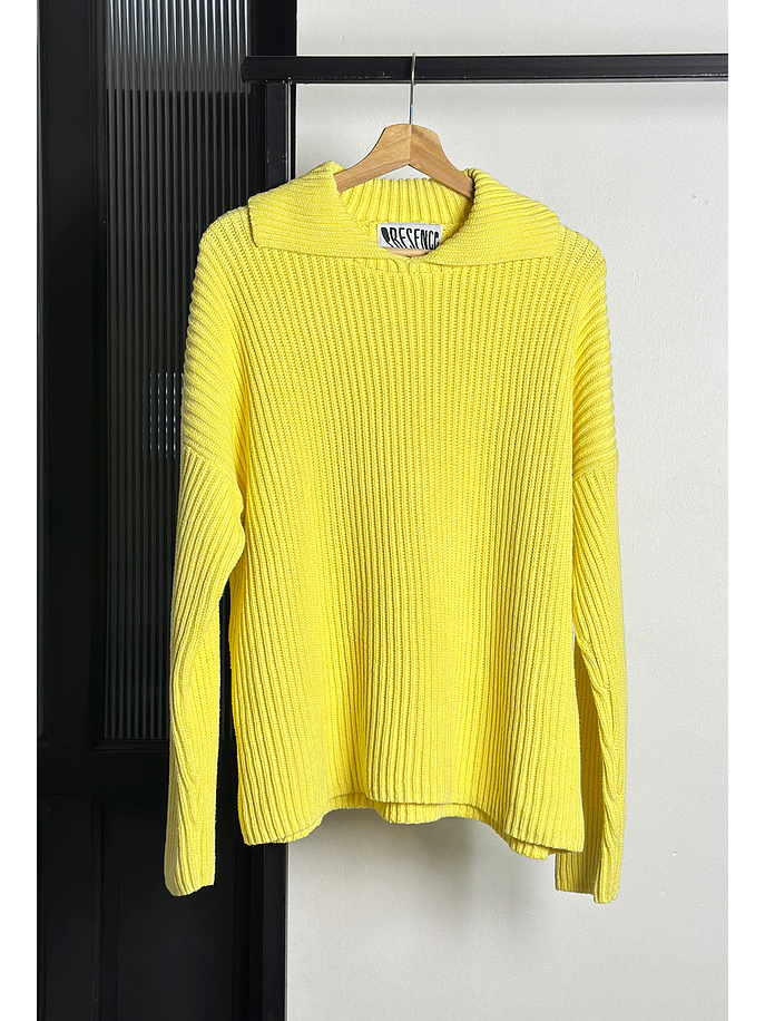 Chaleco amarillo vintage 1