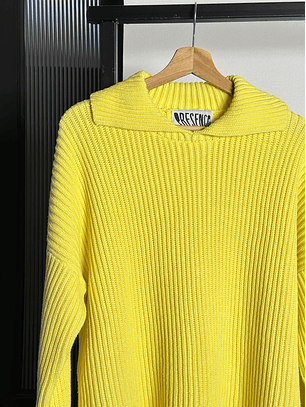 Chaleco amarillo vintage