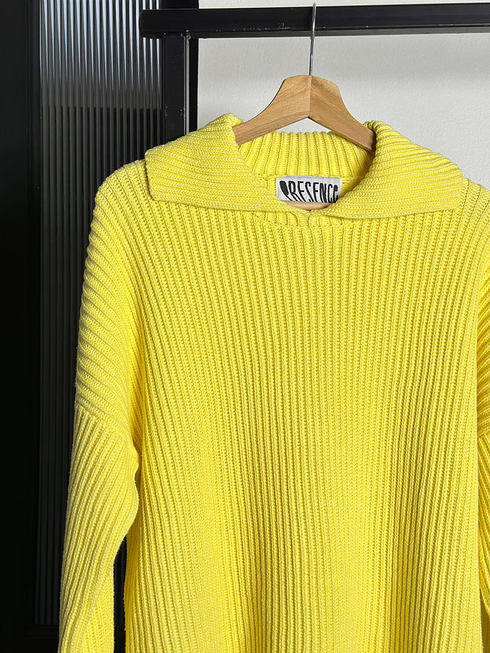 Chaleco amarillo vintage 2