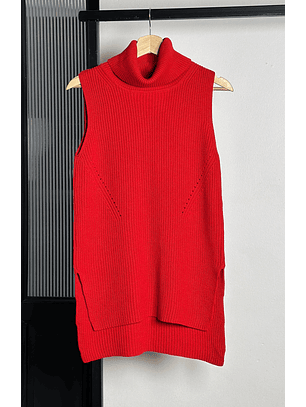 Chaleco sin mangas largo