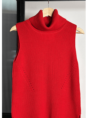 Chaleco sin mangas largo