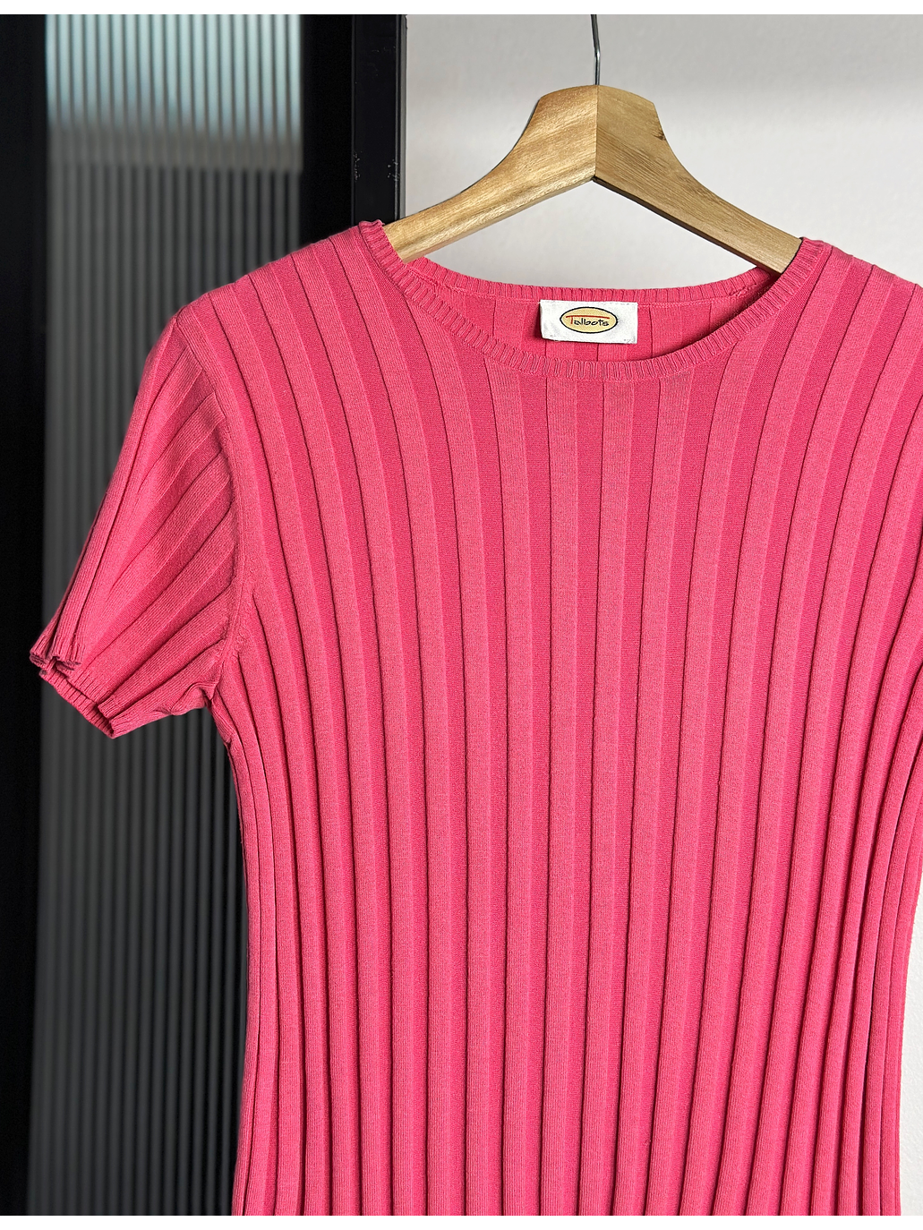 Top fucsia acanalado 2