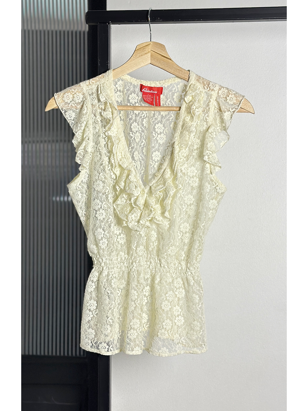 Top encaje elasticado 1