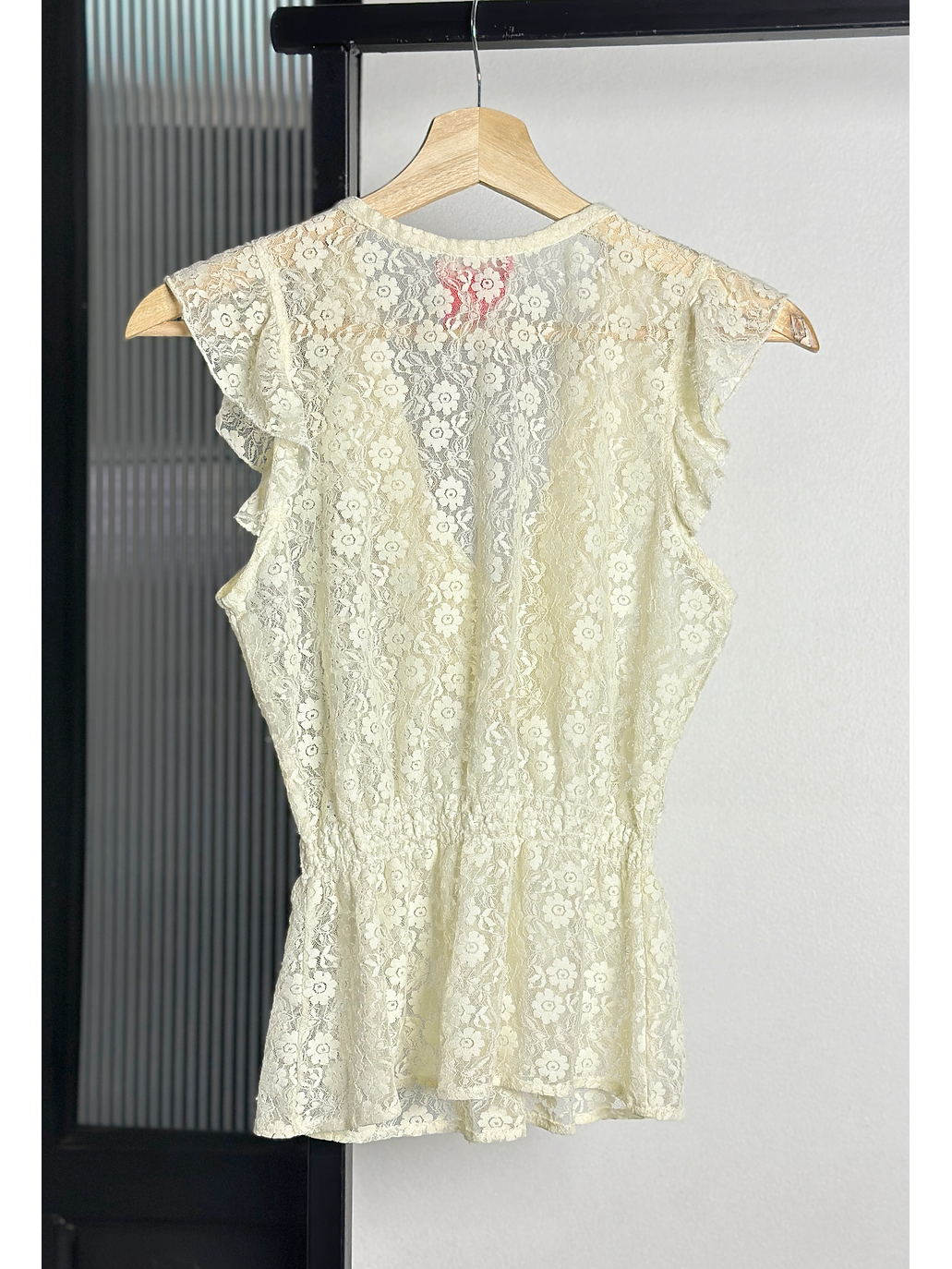 Top encaje elasticado 3