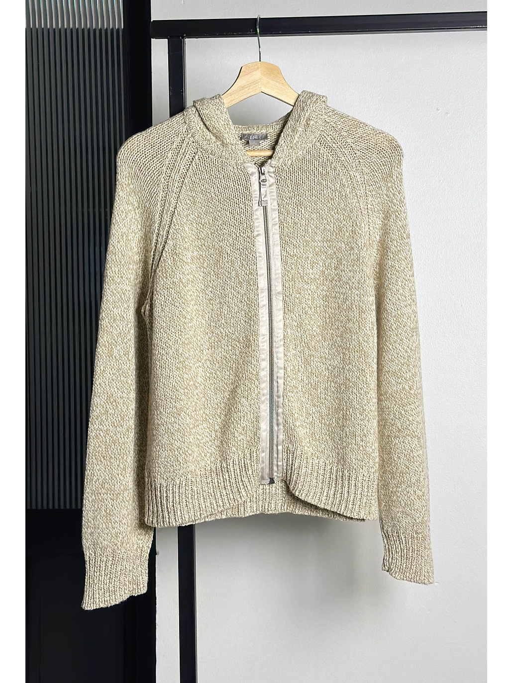 Chaleco jaspeado con cierre 1