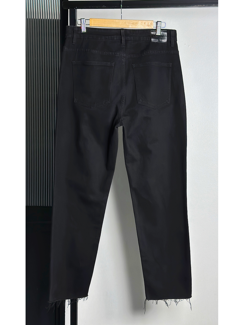 Jeans negro tiro alto 3