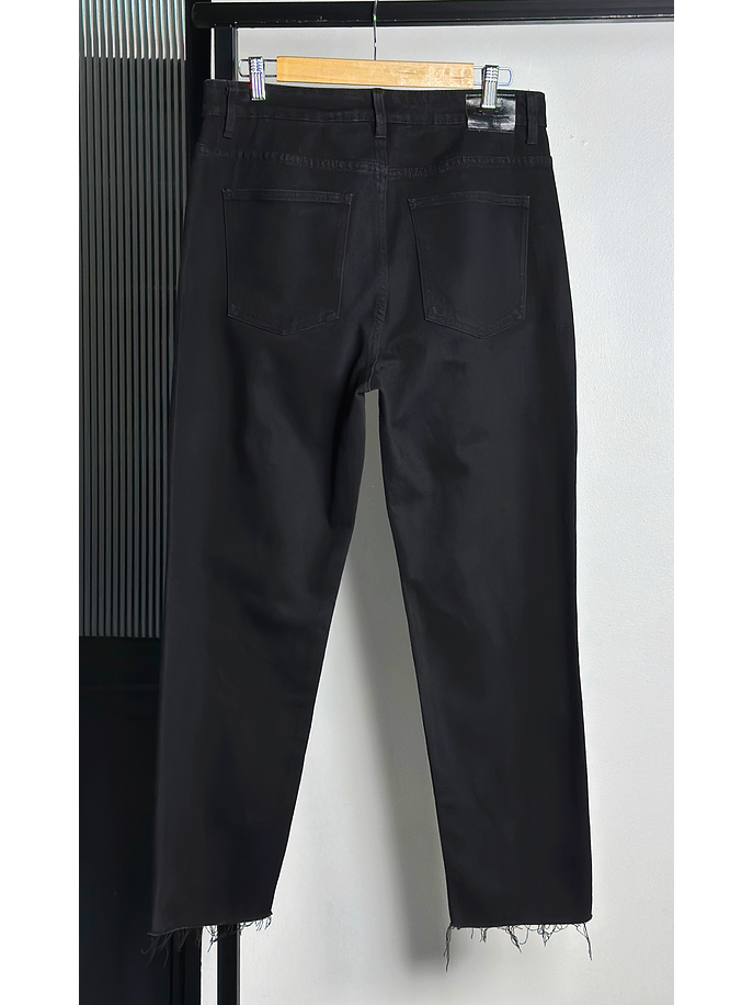 Jeans negro tiro alto 3