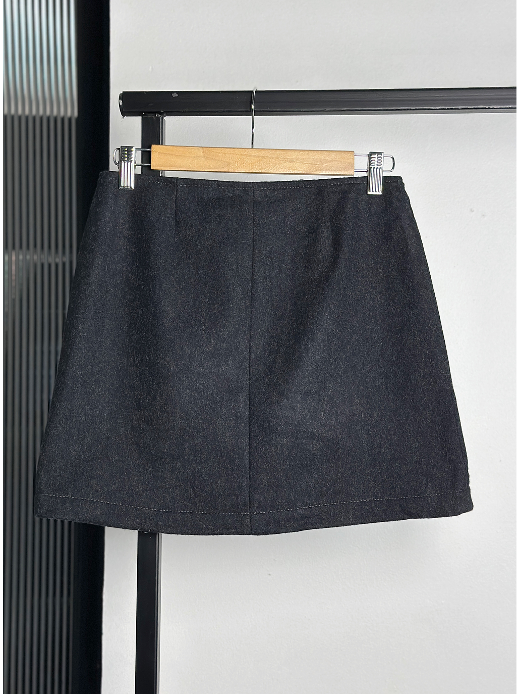 Falda ploma de lana vintage  3