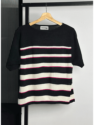 Polera de punto vintage