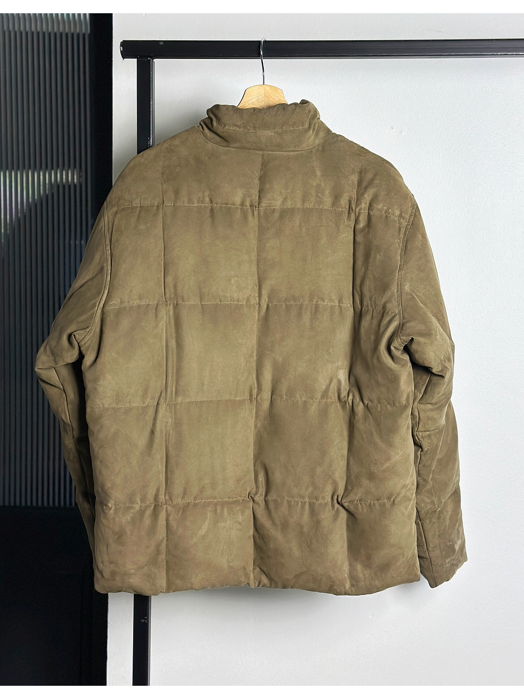 Parka beige de plumas 3