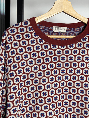 Chaleco floreado algodón 