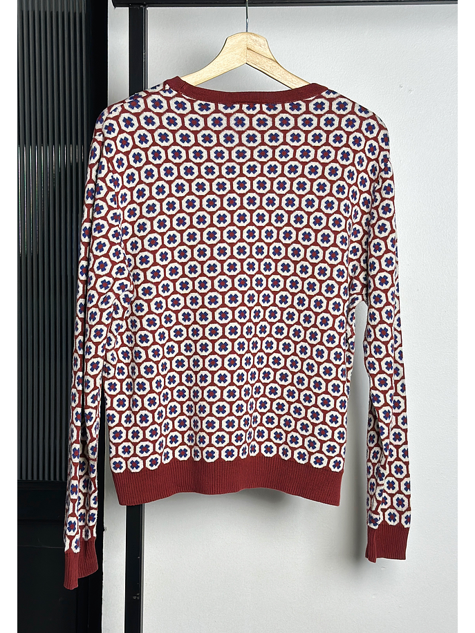 Chaleco floreado algodón  3