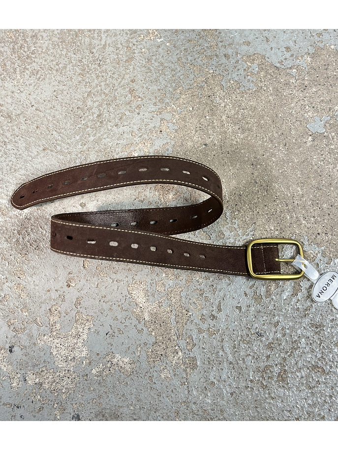 Cinturón cuero café 1