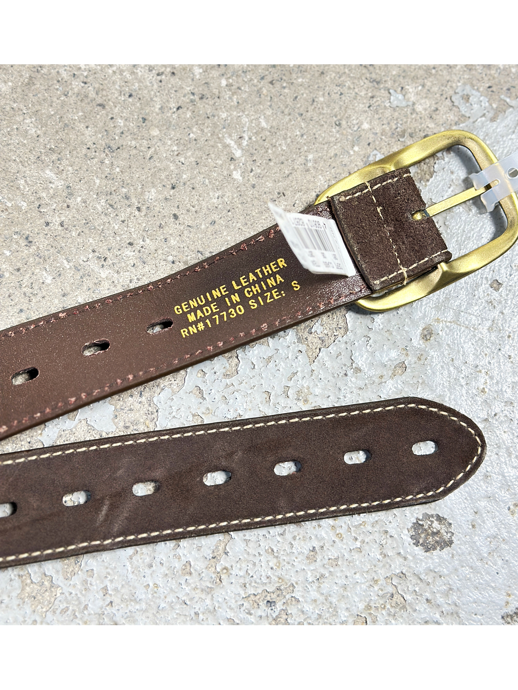 Cinturón cuero café 4
