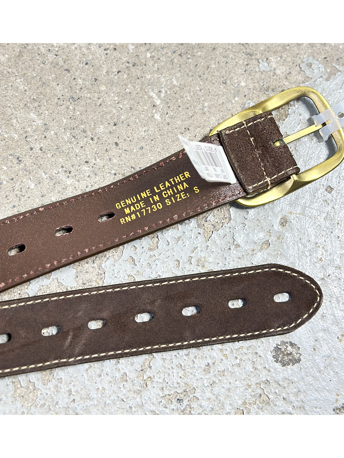 Cinturón cuero café 4