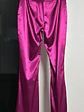 Pantalón fucsia satinado vintage - Miniatura 4