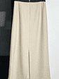 Falda lana beige - Miniatura 4